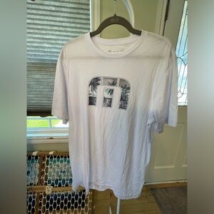 Travis Mathew Logo White Tee